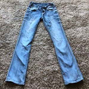 Cowgirl tough boot cut jeans